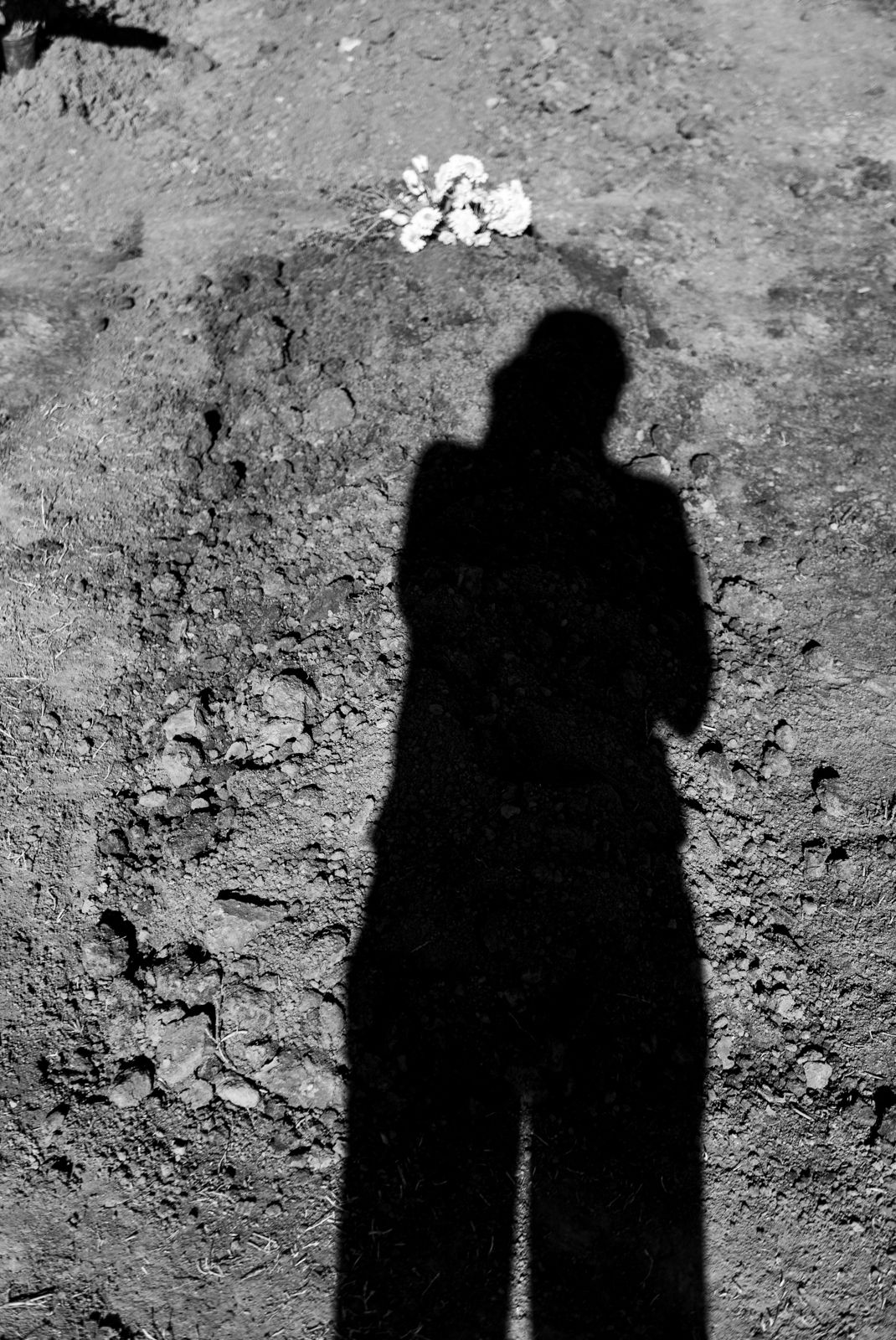 in front of my grandmas grave 2021